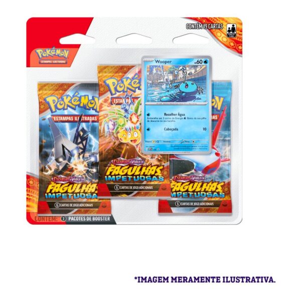 BLISTER QUADRUPLO POKÉMON TCG COPAG - QUAGSIRE OU ZAPDOS - Image 3