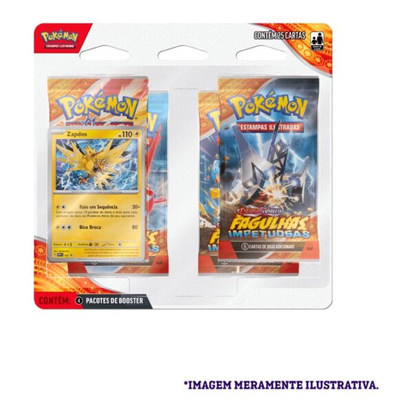 BLISTER QUADRUPLO POKÉMON TCG COPAG - ZAPDOS