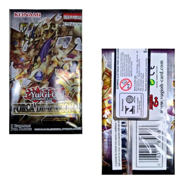 CARTA CARDS ORIGINAIS KONAMI YUGIOH PACOTES BOOTERS COLEÇÃO FORCA DIMENSIONAL